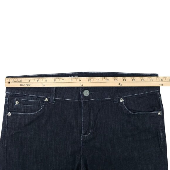 Kut From the Kloth Flare Leg Jeans Womens Size 14 High Rise Dark Wash Denim - Picture 3 of 15